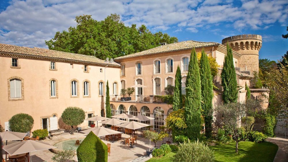 Château De Massillan Uchaux Exterior foto